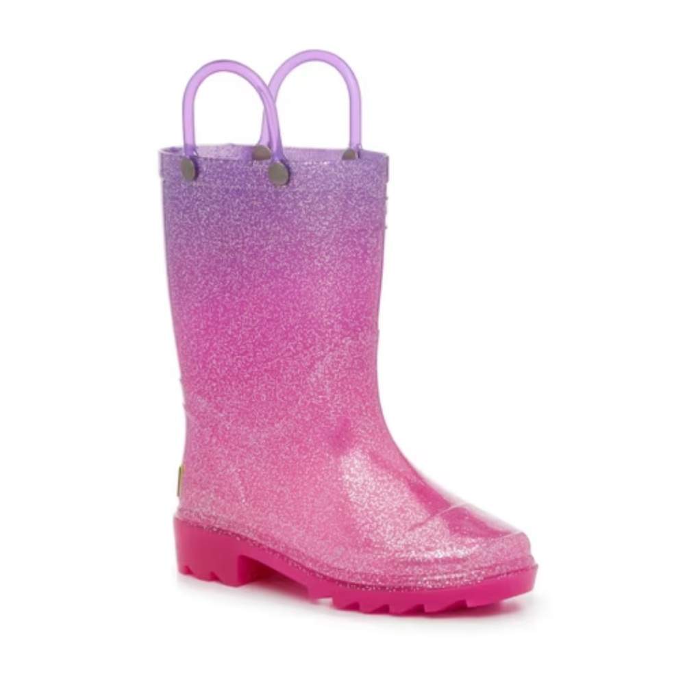 Western Chief Purple and Pink Rain Boot